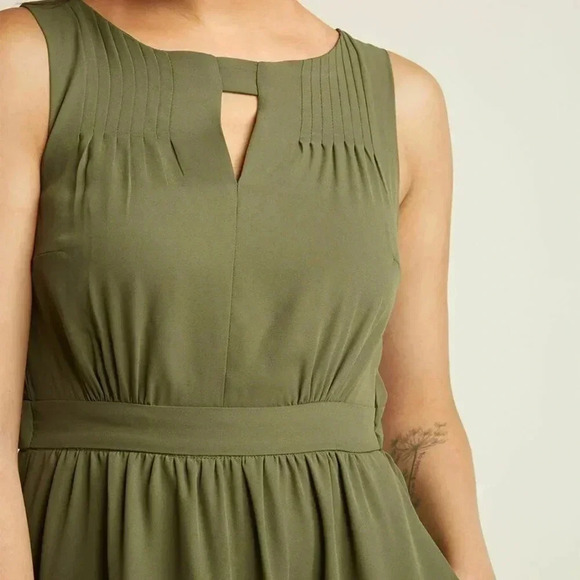 ModCloth Flaunts & Needs Chiffon Sleeveless Dress - Picture 2 of 8
